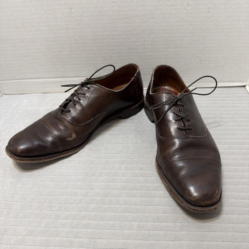 Allen Edmonds Park Avenue Cap Toe Oxford Shoes 5615 Men's Size 11.5 D Brown